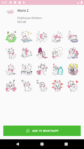 WAStickerApps: Marie Stickers - Image screenshot of android app