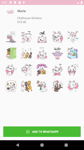 WAStickerApps: Marie Stickers - Image screenshot of android app