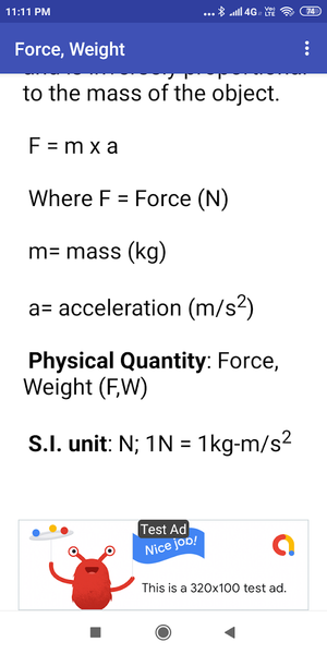 Physics Units - Image screenshot of android app