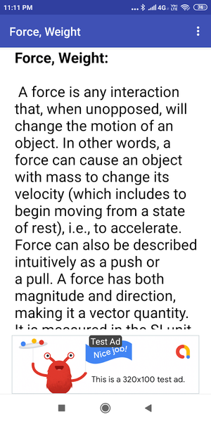 Physics Units - Image screenshot of android app