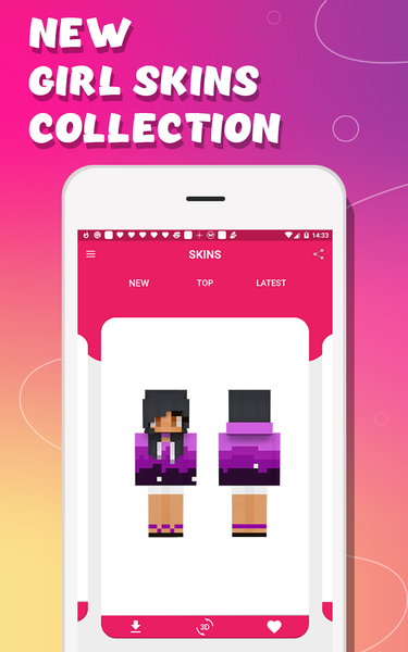 Girl Skins - Image screenshot of android app