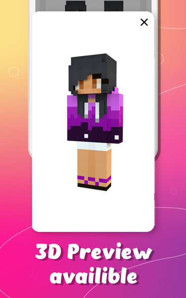 Girl Skins - Image screenshot of android app