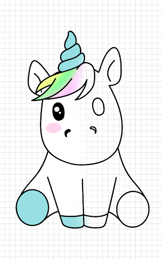 How to Draw Kawaii Step-by-step Coloring Pages - Image screenshot of android app