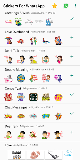 Stickers for WhatsApp WAStickerApps - Image screenshot of android app