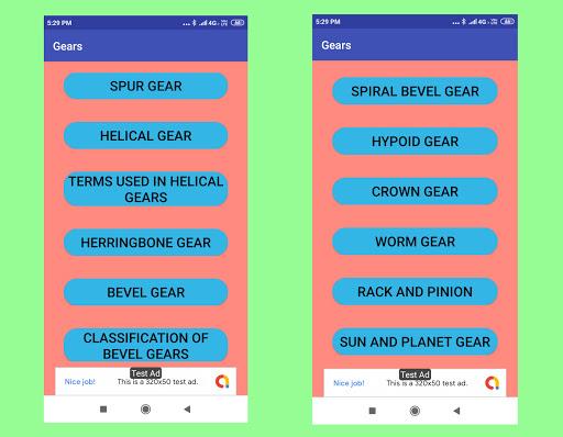 Mechanical Engineering Gears - Image screenshot of android app