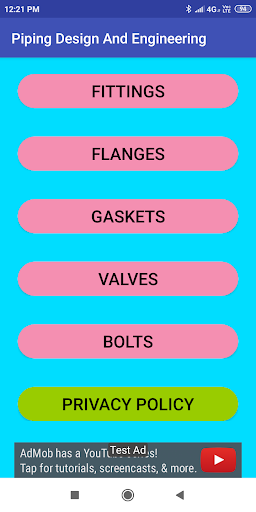 Piping Engineering Design - Image screenshot of android app