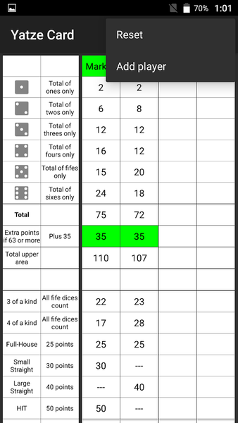 Dices - Roll the dice - عکس بازی موبایلی اندروید