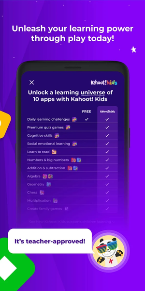 Kahoot! Kids: Learning Games - عکس بازی موبایلی اندروید