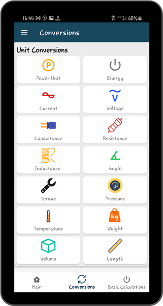 Electrical Calculation Toolbox - عکس برنامه موبایلی اندروید