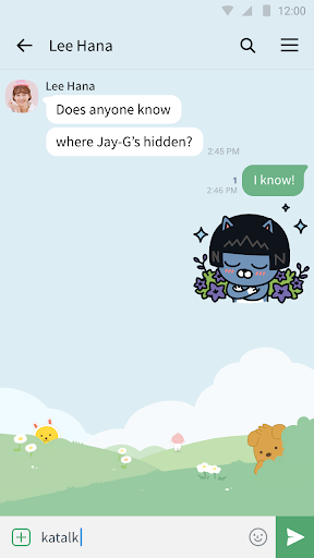 Hide and Seek-KakaoTalk Theme - عکس برنامه موبایلی اندروید