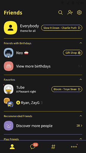 Simple-KakaoTalk Theme - Image screenshot of android app