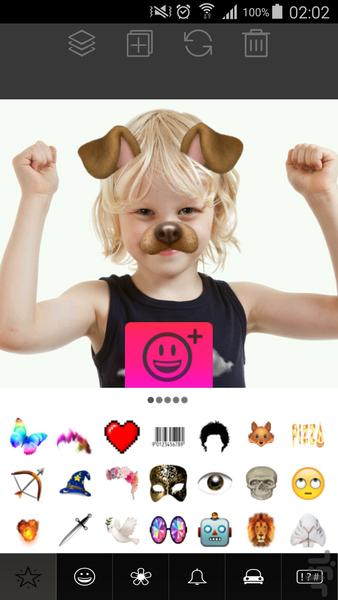 اینستا شکلک ۲ - عکس برنامه موبایلی اندروید