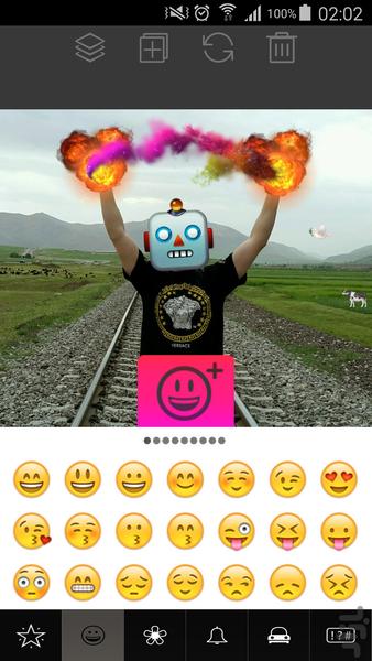 اینستا شکلک ۲ - عکس برنامه موبایلی اندروید