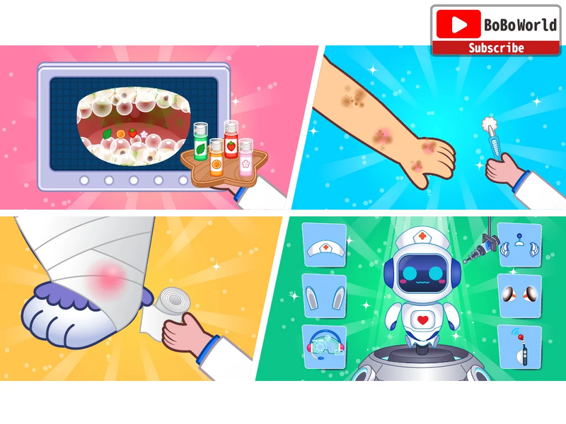 BoBo World Hospital for kids - عکس بازی موبایلی اندروید