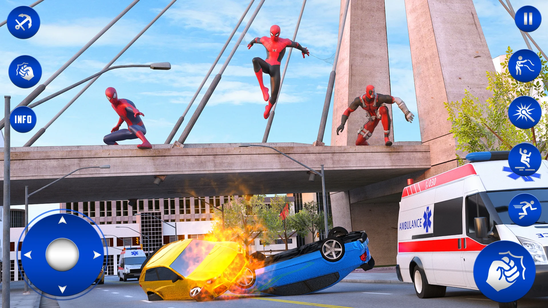 Spider Fighting Rope Hero Game - عکس بازی موبایلی اندروید