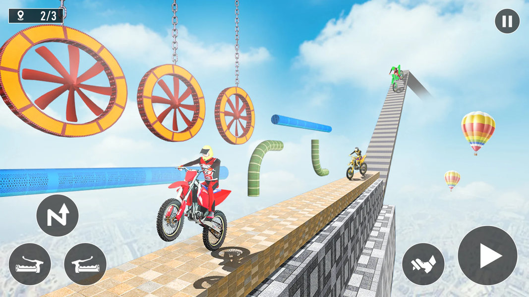 US Bike Stunt Bike Racing Game - عکس بازی موبایلی اندروید
