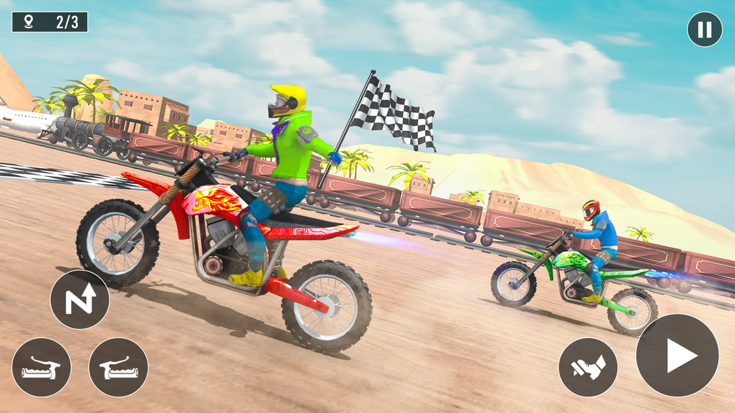 US Bike Stunt Bike Racing Game - عکس بازی موبایلی اندروید