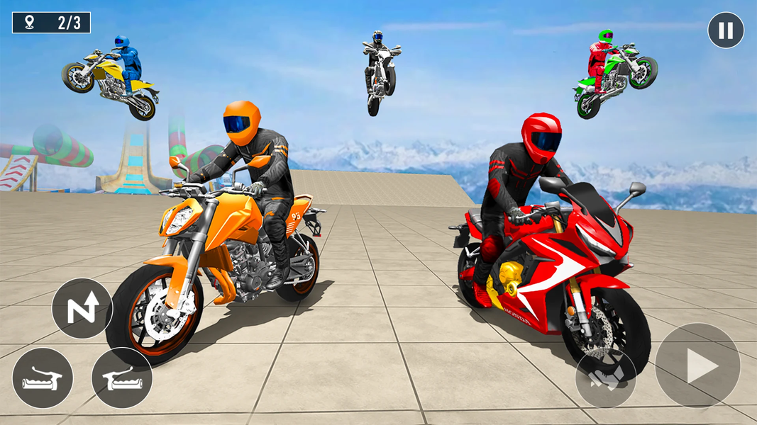 US Bike Stunt Bike Racing Game - عکس بازی موبایلی اندروید