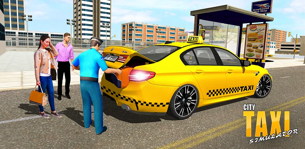 Taxi simulator: US Taxi Games - Image screenshot of android app