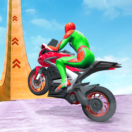 Superhero Bike Stunt Racing ۳D - عکس برنامه موبایلی اندروید