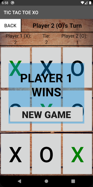 TIC TAC TOE XO - Gameplay image of android game