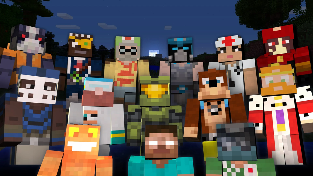 Minecraft PE Skins for Boys - Image screenshot of android app