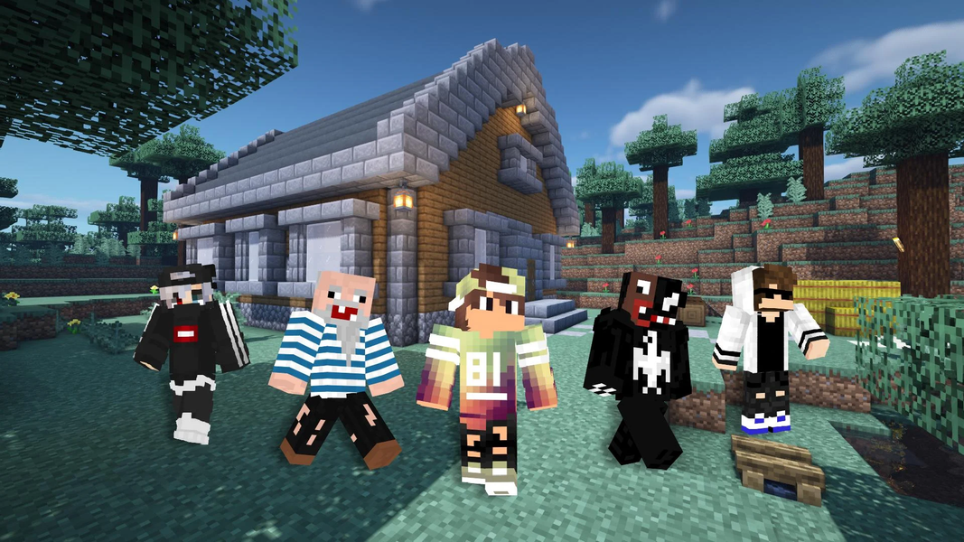 Minecraft PE Skins for Boys - Image screenshot of android app