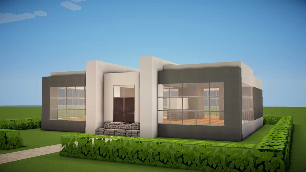 Modern House Map for Minecraft - Image screenshot of android app