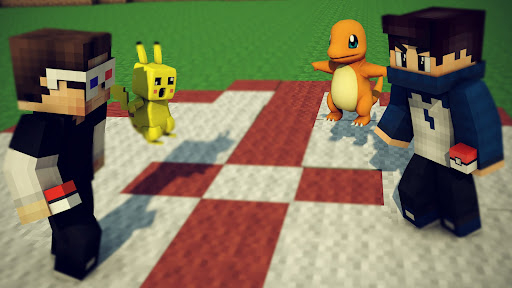 Pokemon Trainer Red & All of his Pokemons Minecraft Map