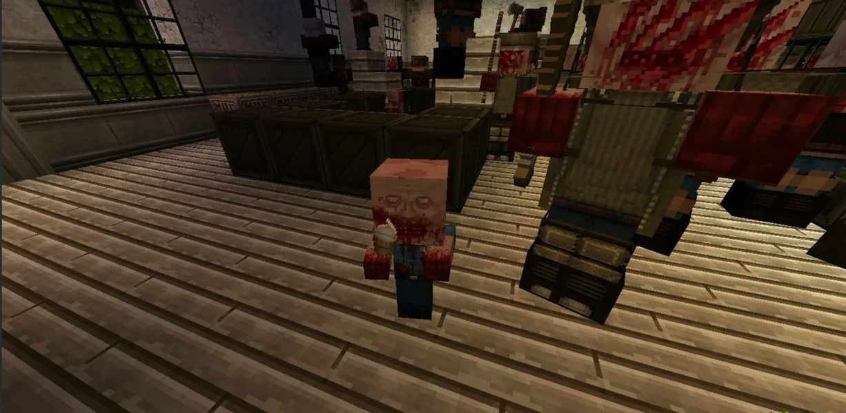 Minecraft: Zombie and Mutant - Gameplay image of android game
