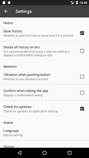 Calculator with many digit - Image screenshot of android app