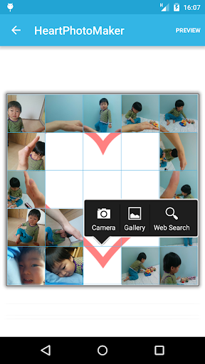 Heart Photo Maker -collage fun - عکس برنامه موبایلی اندروید