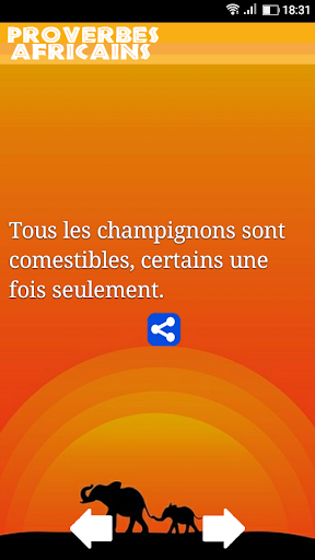 Proverbes Africains En Françai - عکس برنامه موبایلی اندروید