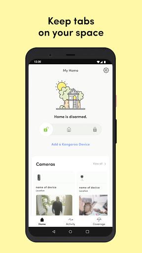 Kangaroo: Simple Home Security - Image screenshot of android app