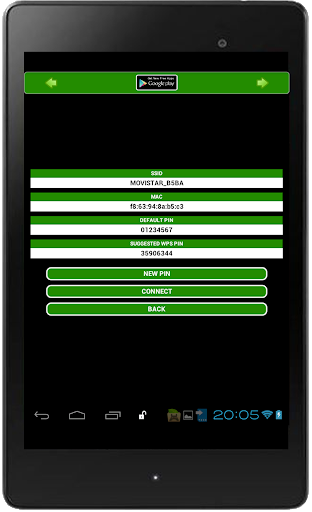 Wifi WPS Scan - عکس برنامه موبایلی اندروید