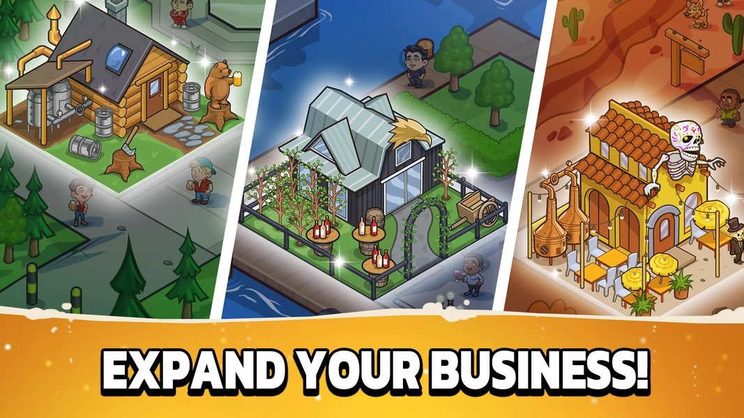 Idle Distiller Tycoon Game - Gameplay image of android game