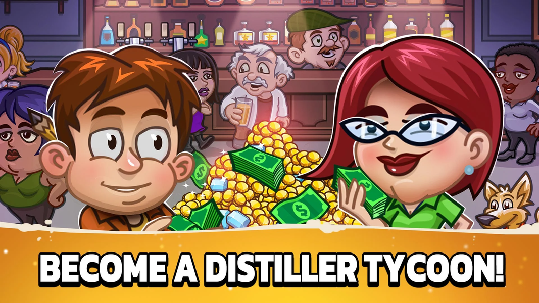 Idle Distiller Tycoon Game - Gameplay image of android game