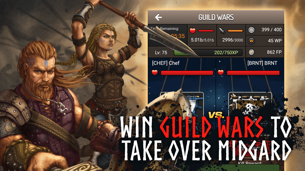 Viking Clan: Ragnarok - عکس بازی موبایلی اندروید