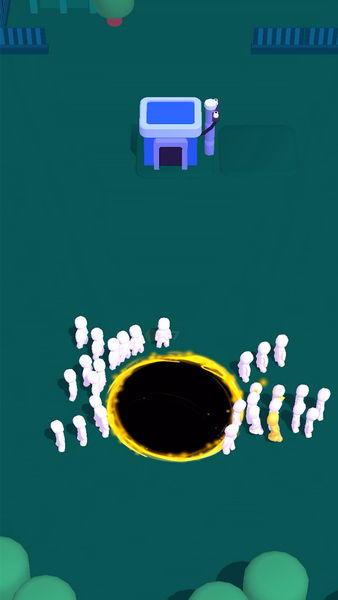 Crowd eater: Idle black hole - Gameplay image of android game