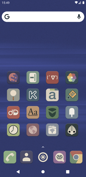 Kaorin icon pack - Image screenshot of android app