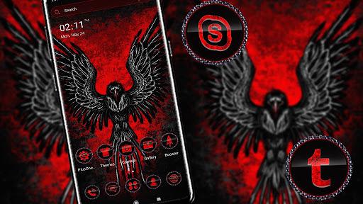Eagle Red Theme Launcher - Image screenshot of android app