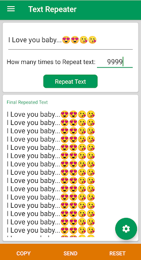 Text Repeater: Repeat Text 10K - عکس برنامه موبایلی اندروید