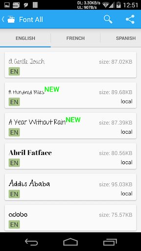 iFont(Expert of Fonts) - عکس برنامه موبایلی اندروید