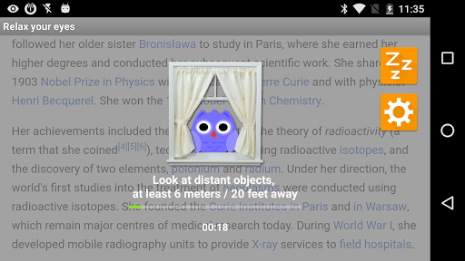 Eye Protection - عکس برنامه موبایلی اندروید