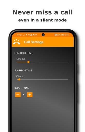 Flashlight Ringtone - Image screenshot of android app