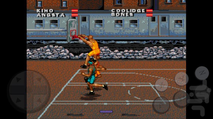 بازی بسکتبال بارکلی جم - Gameplay image of android game