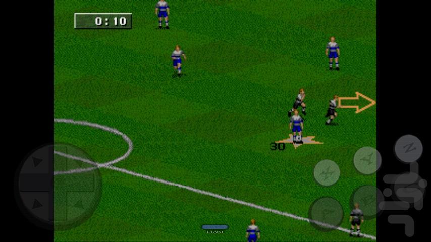 بازی فوتبال فیفا 98 - جام جهانی - Gameplay image of android game