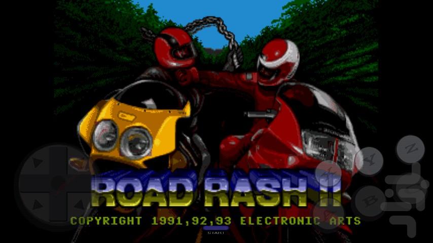 بازی موتور رود راش ROAD RASH 2 - Gameplay image of android game