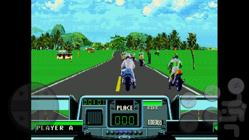 Road Rash 3 - Gameplay image of android game