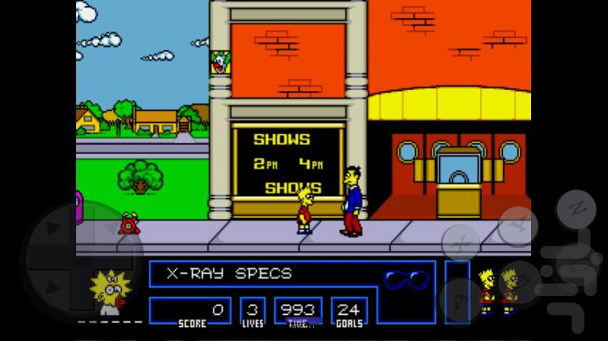 Simpsons - Bart vs Space Mutants - Gameplay image of android game